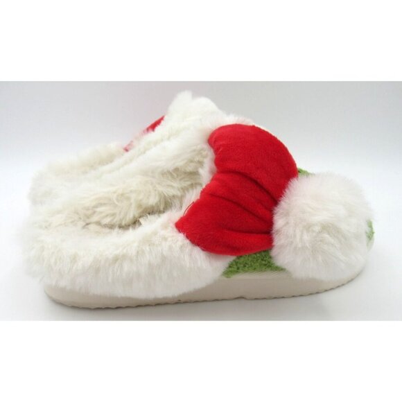 American Eagle AE The Grinch Who Stole Christmas Scuff Slippers SIZE 8 FUN! - Picture 3 of 7